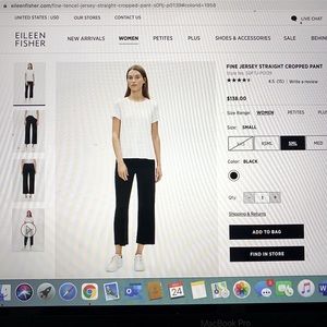 Eileen Fisher cropped pants